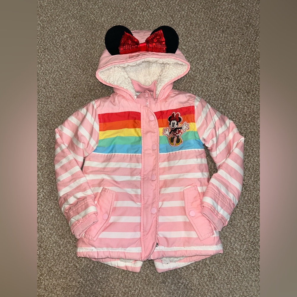 Girls Disney Minnie Mouse Winter Jacket